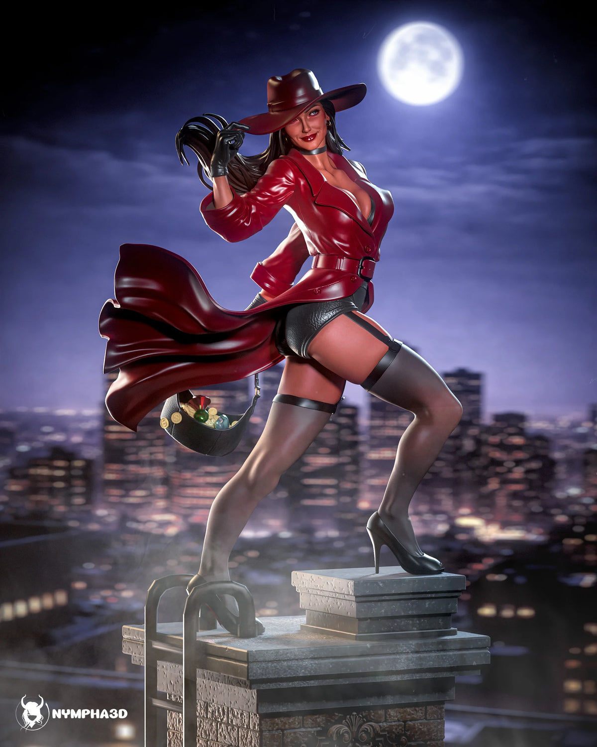 Carmen Sandiego Resin Art (Nympha3D)