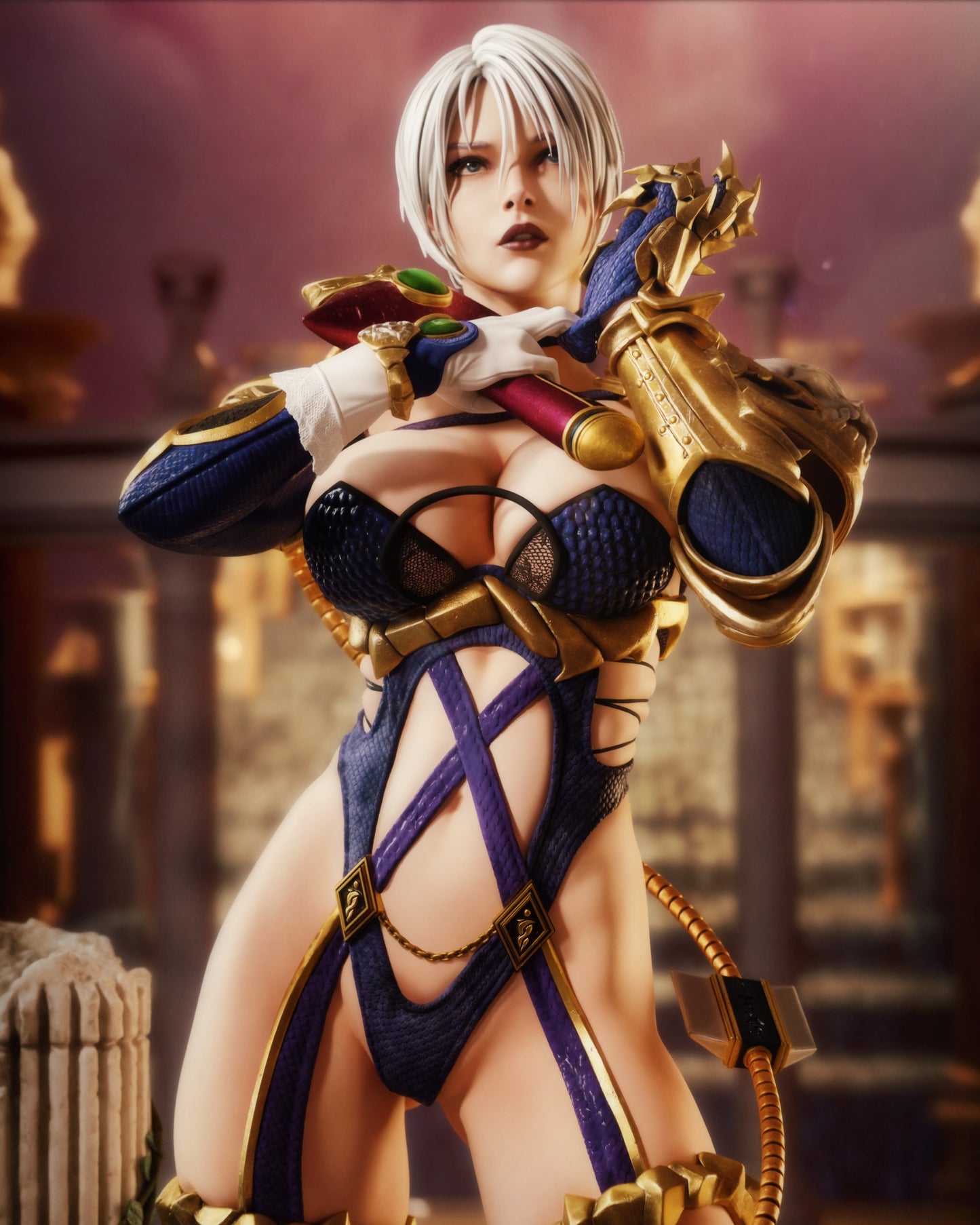 Ivy Valentine Soulcaliber Resin Art (Design by CA3D)