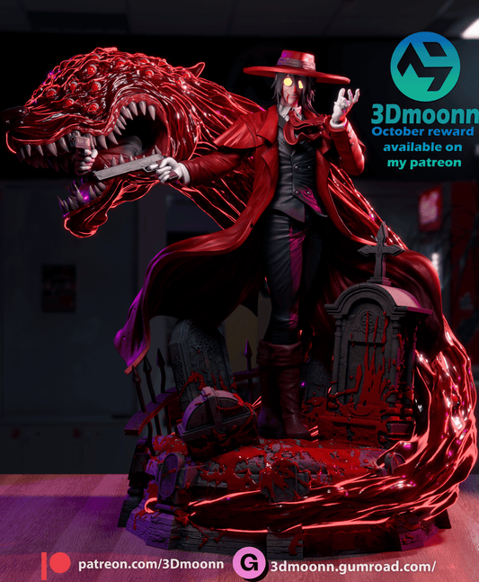 Alucard Resin Fan Art - MTO (3DMoonn)