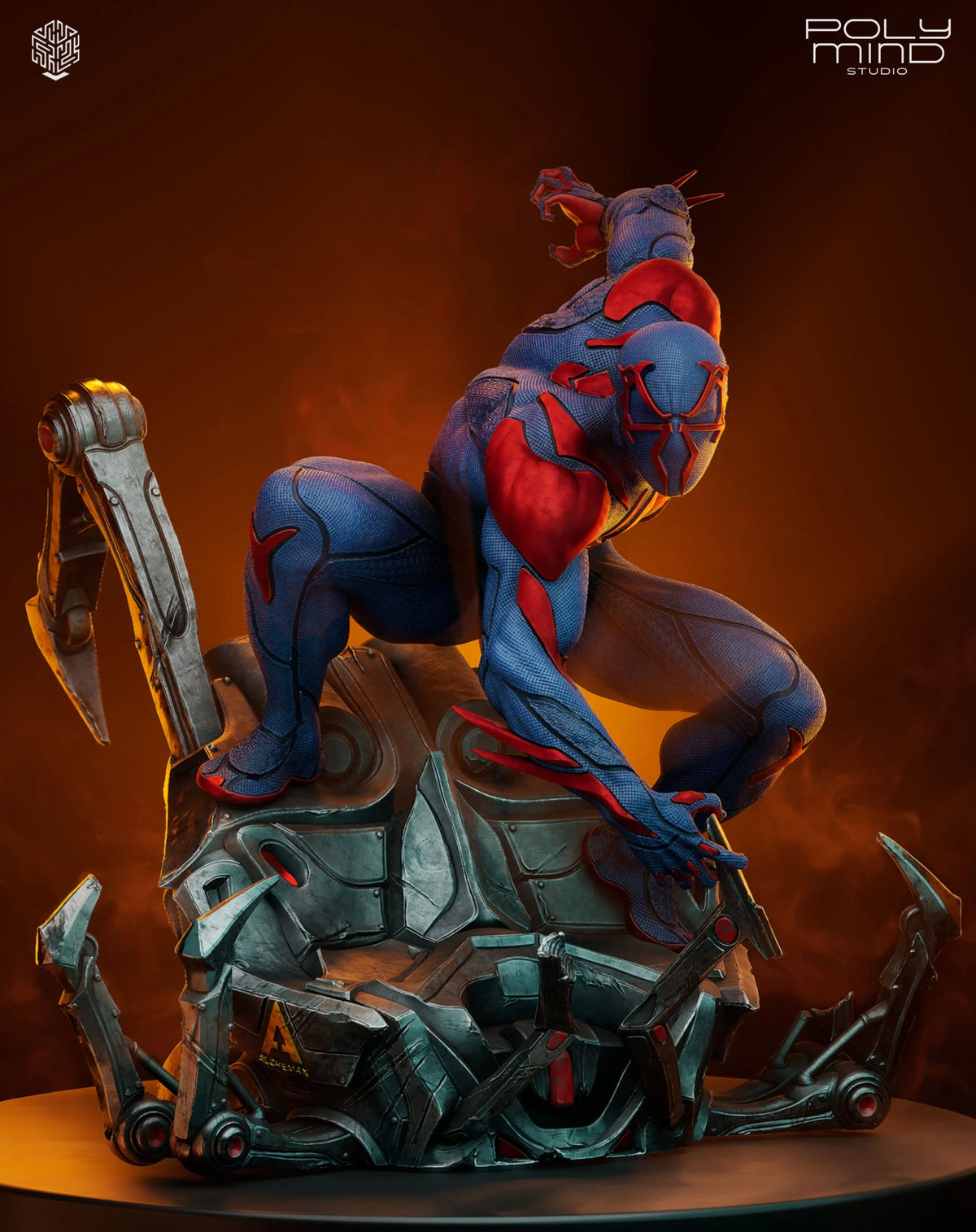 Spiderman 2099 Resin Art (PolyMind Version)