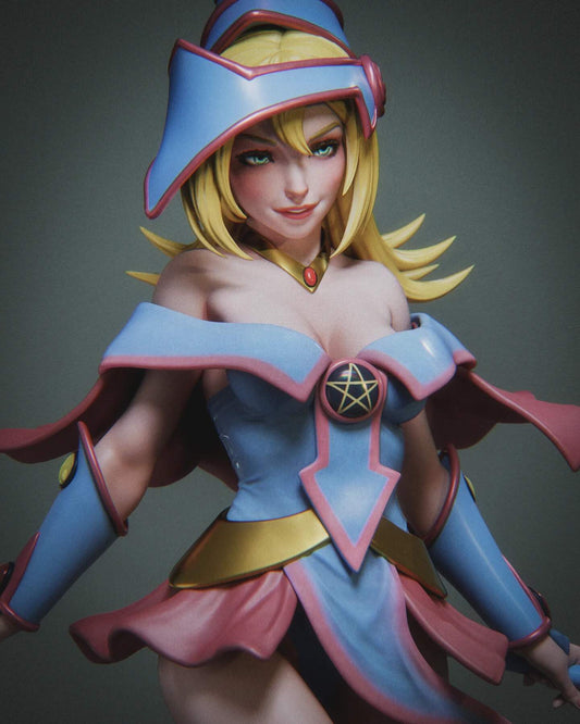 Dark Magician Girl Resin Art (Design by Abe3D)