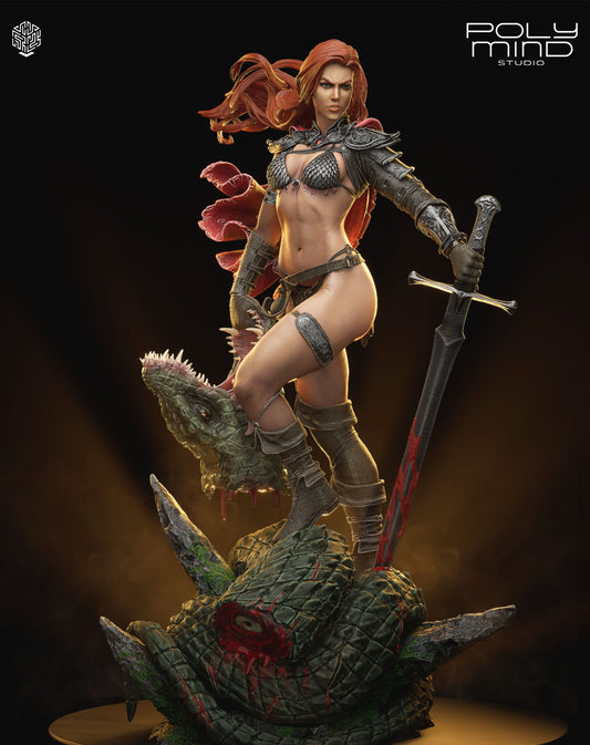 Red Sonja Resin Art (PolyMind Version)