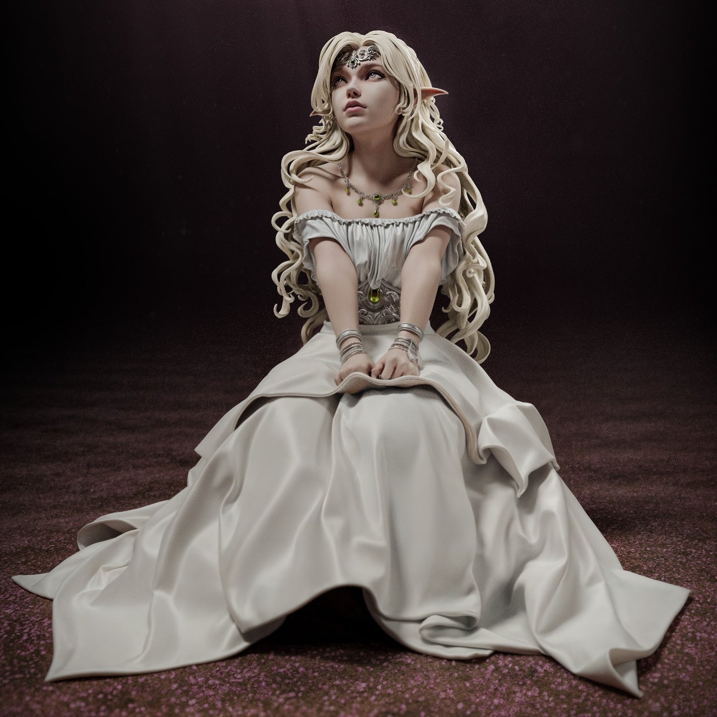 Elf Princess Resin Fan Art Pro Painted - MTO (CA3D)