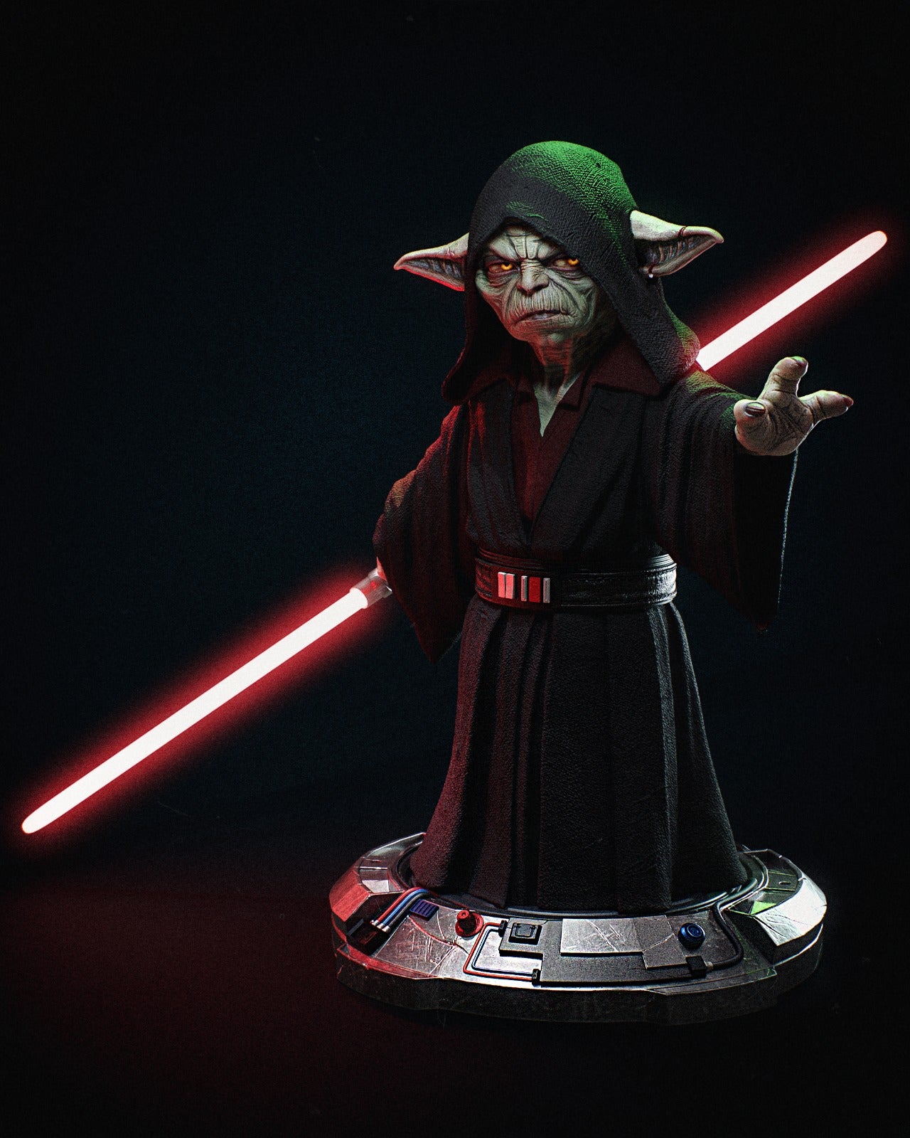 Darth Yoda Resin Fan Art - MTO CA3D