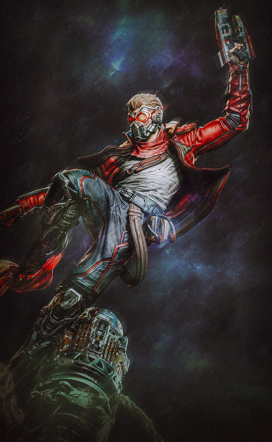 Star Lord Resin Art - MTO (Design by CA3D)