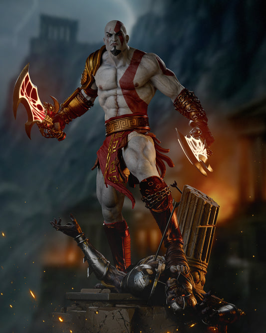 Kratos Resin Art - MTO (Design by CA3D)