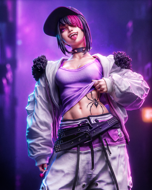 Juri Streetware Street Fighter Collectible Resin Art(Design by CA3D)