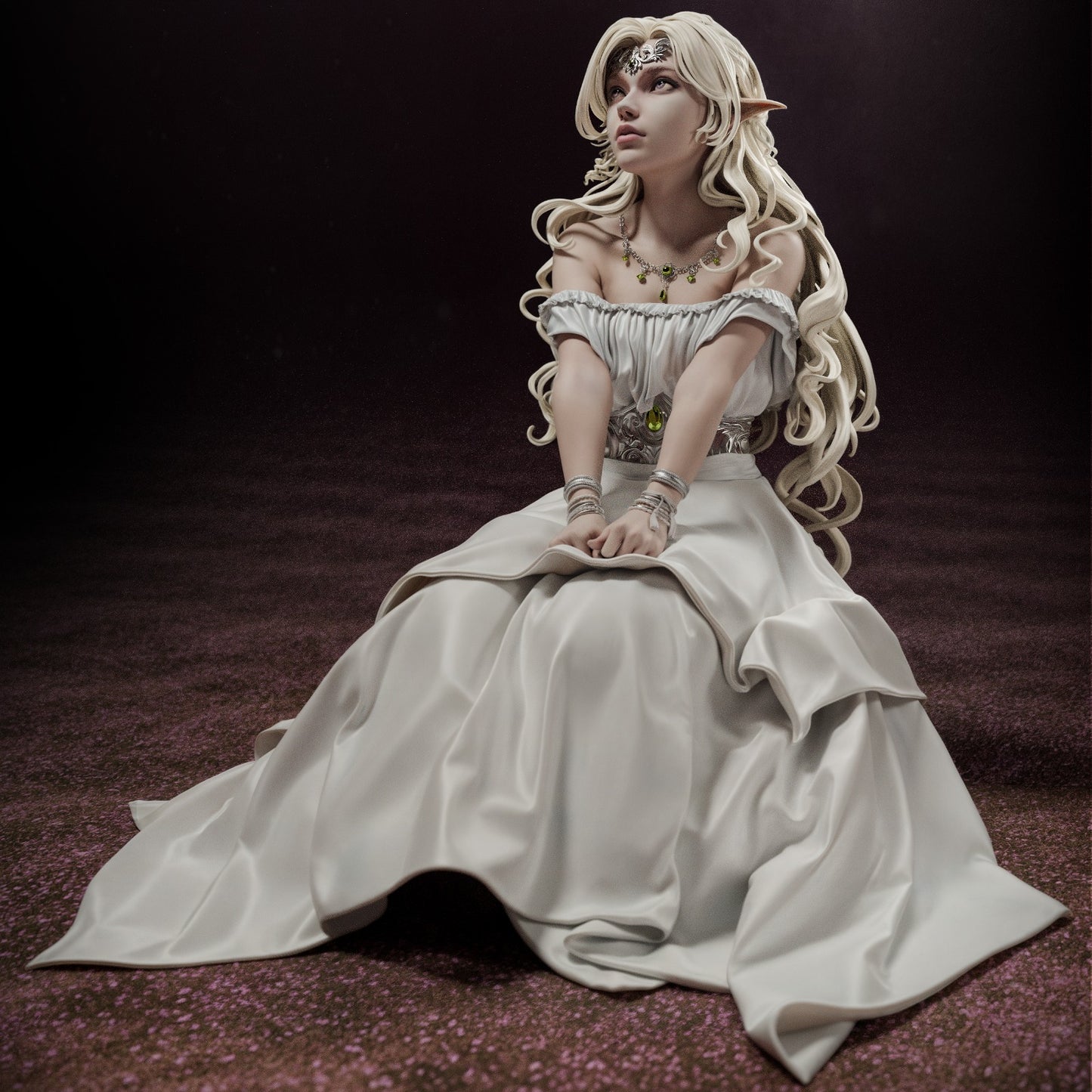 Elf Princess Resin Fan Art Pro Painted - MTO (CA3D)