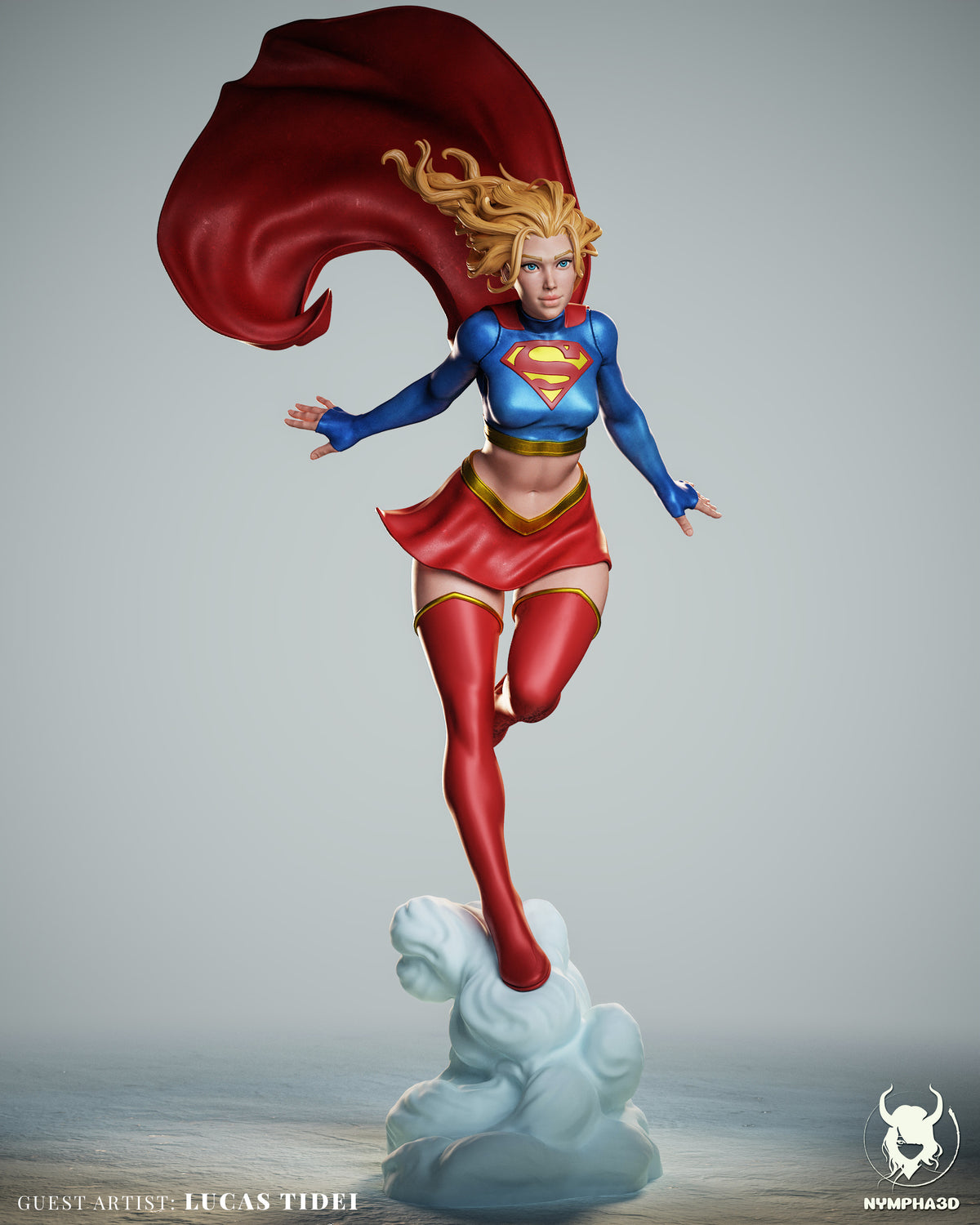 Supergirl Resin Art (Nympha3D)