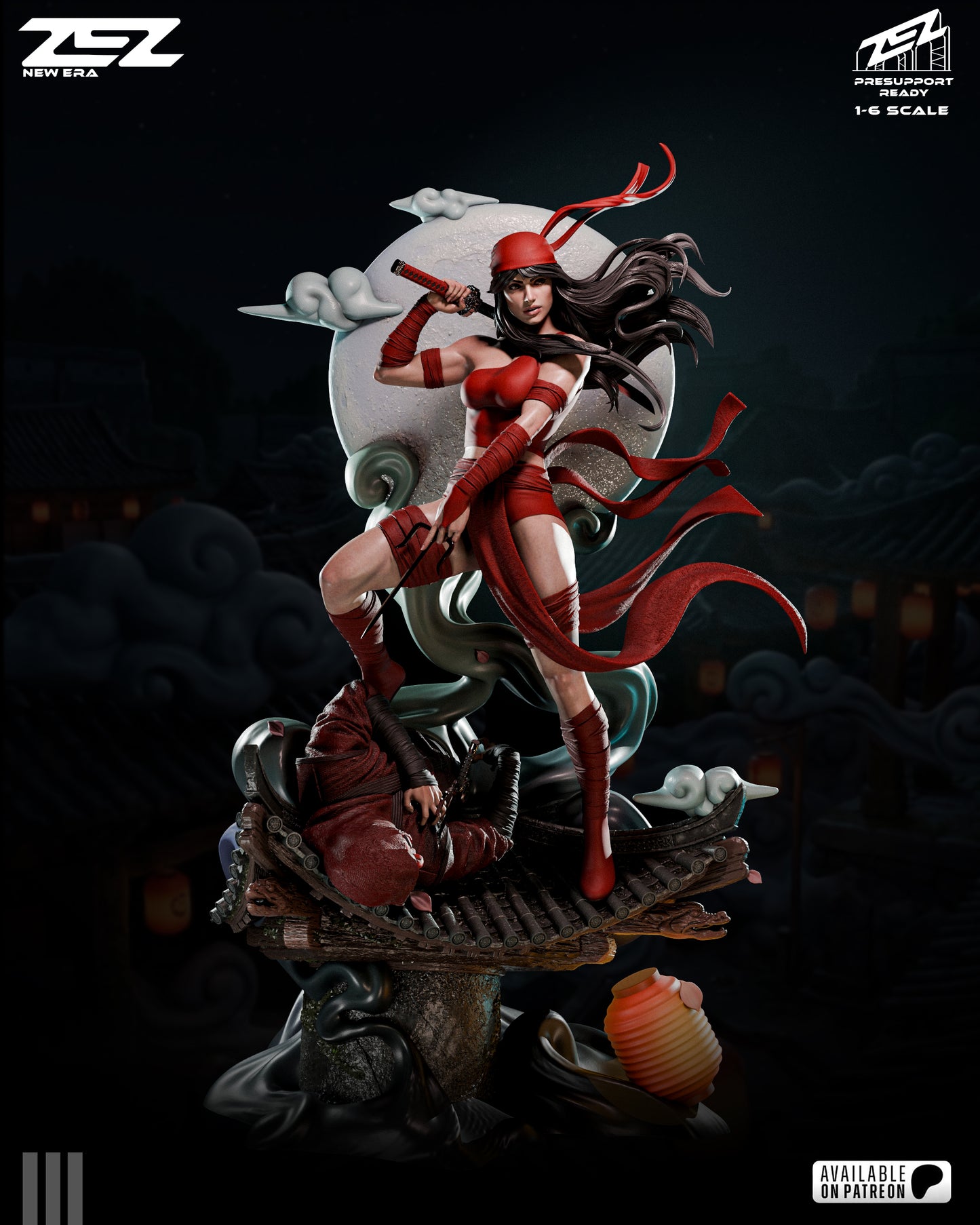 Elektra Resin Art (Design by ZEZ Studios)