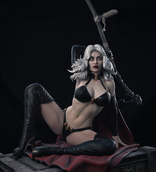 Lady Death V2 Resin Fan Art Pro Painted - MTO