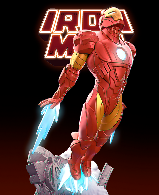 Iron Man Resin Art - MTO (Design by CA3D)