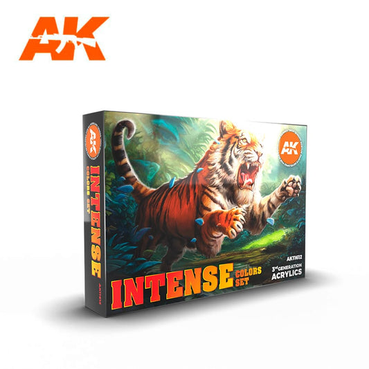 AK 3rd Gen Acrylic Paint Intense Colors Set