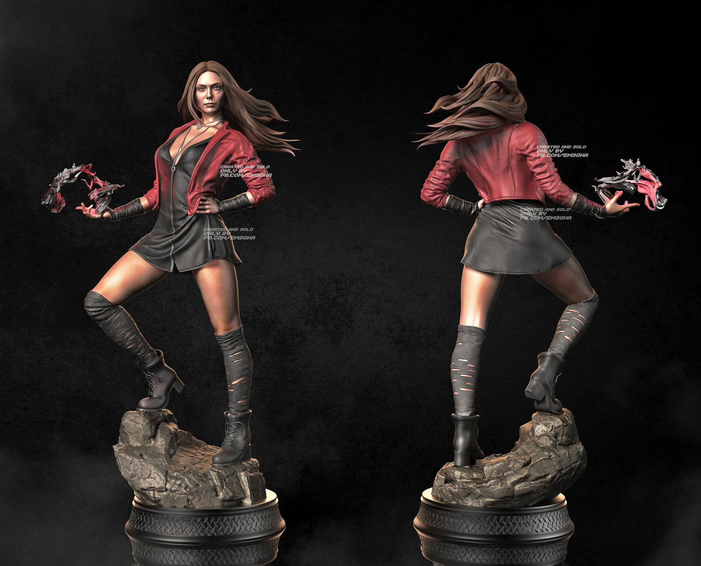 Scarlet Witch Resin Fan Art - MTO (VXLabs)