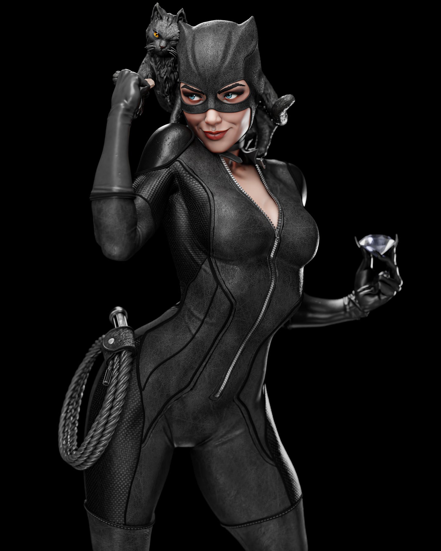 Catwoman Resin Fan Art - MTO (ZEZ)