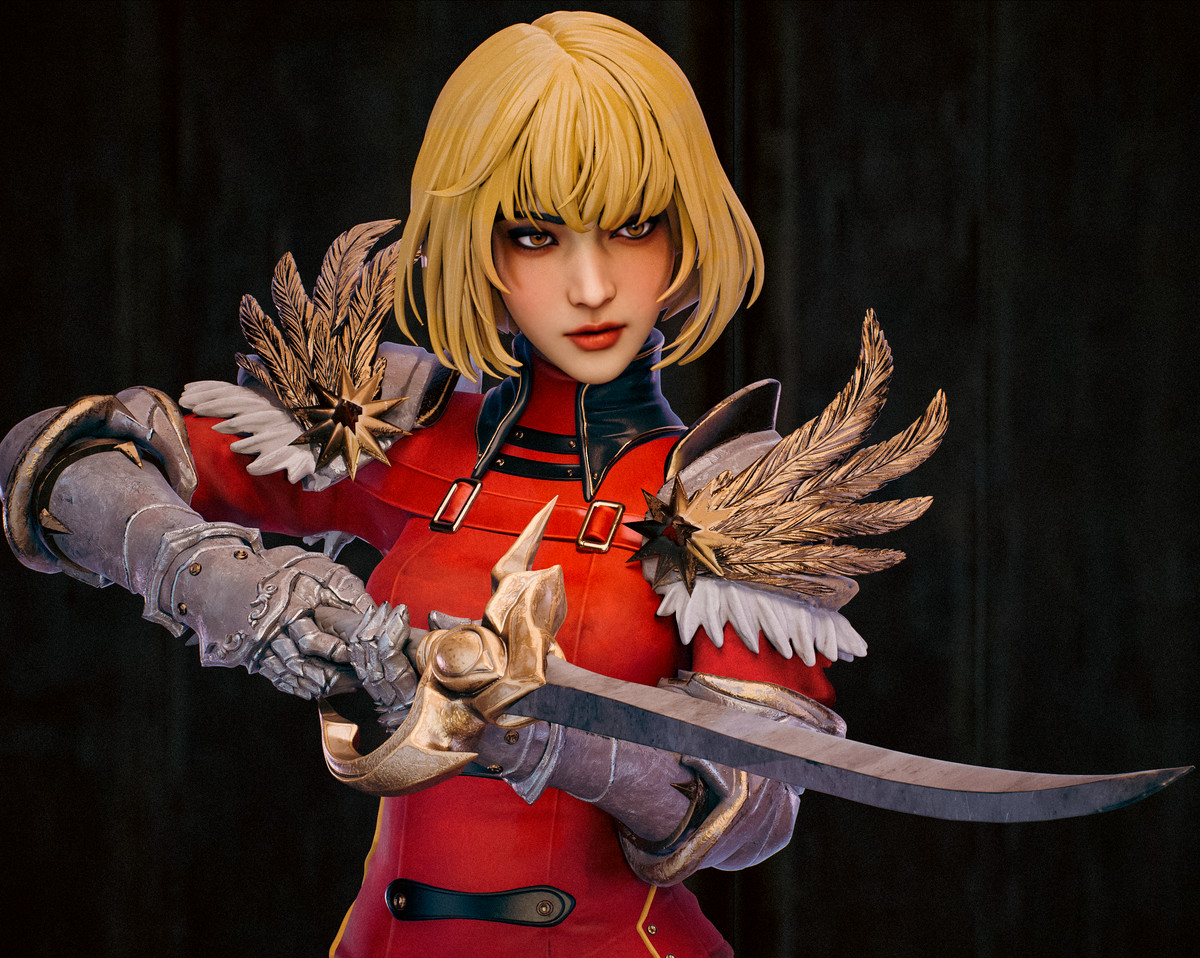 Cha Hae Solo Leveling Resin Art (Design by CA3D)