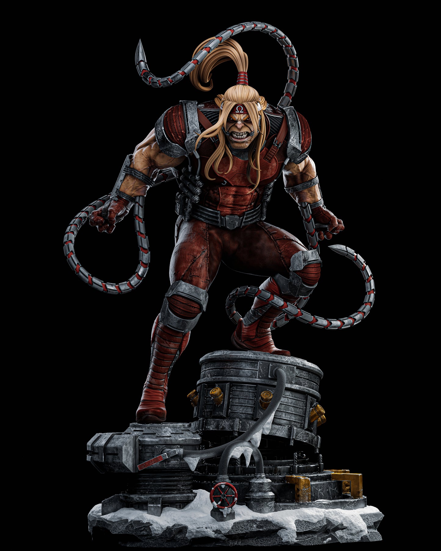 Omega Red Resin Sculpture Fan Art Pro - MTO (ZEZ)