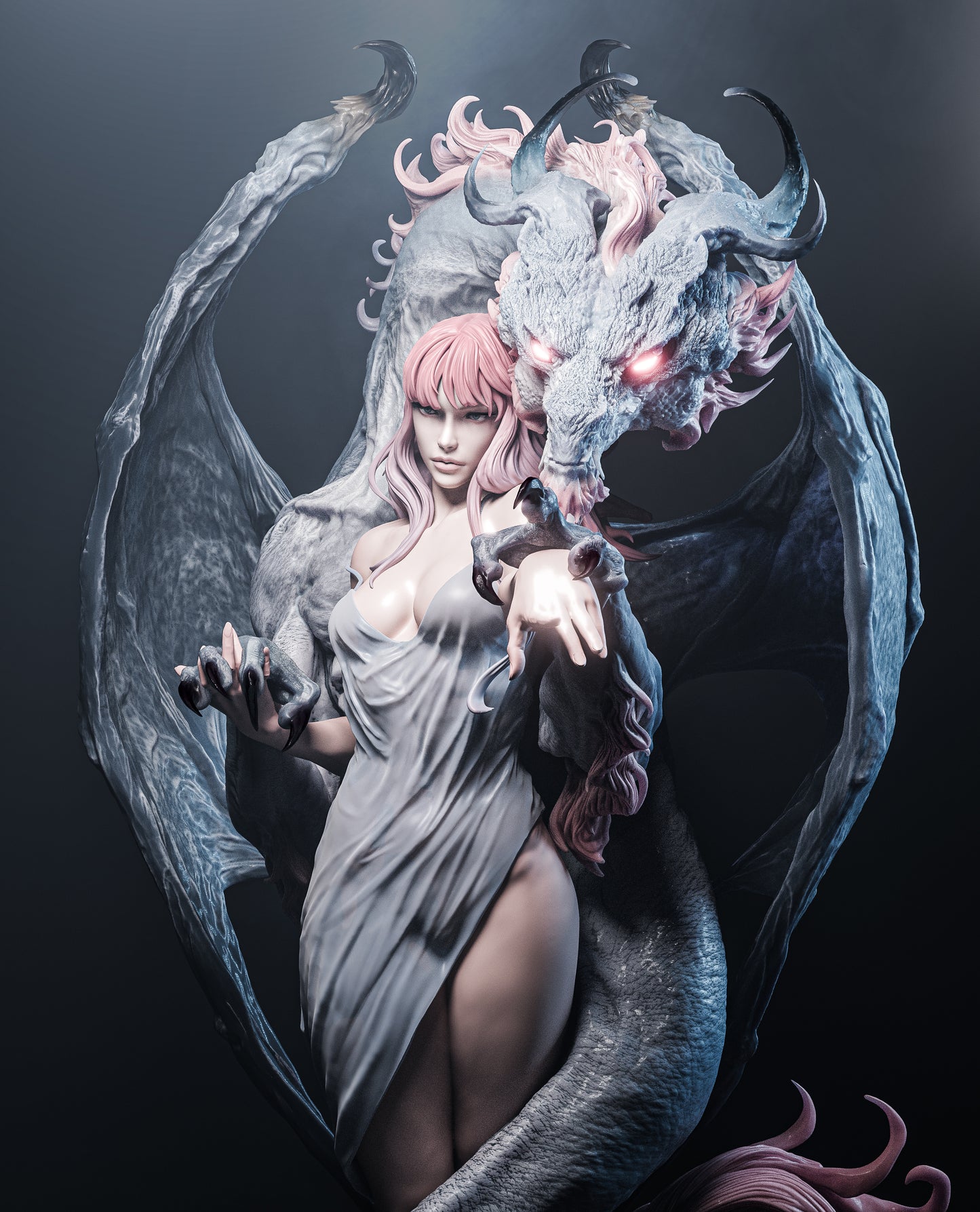 Dragon Lady Resin Art - MTO (Design by CA3D)