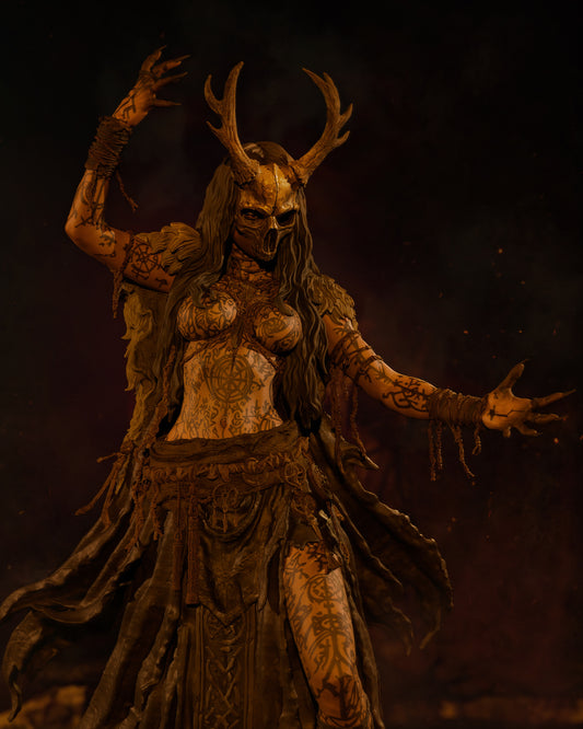 Norse Witch Resin Art (Design by CA3D)