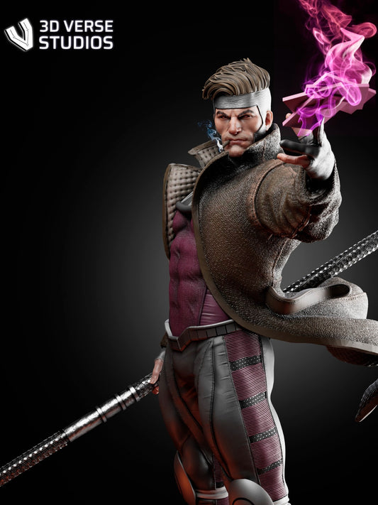 Gambit Collectible Resin Fan Art Pro Painted - MTO