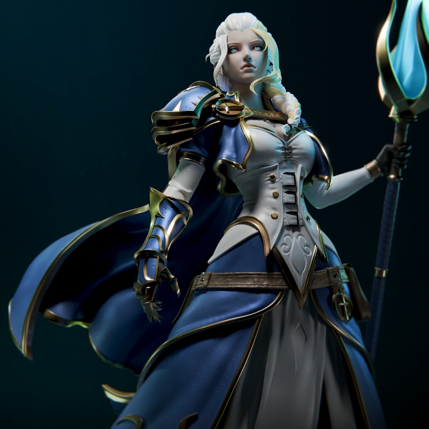 WoW Jaina Collectible Resin Fan Art Pro Painted - MTO