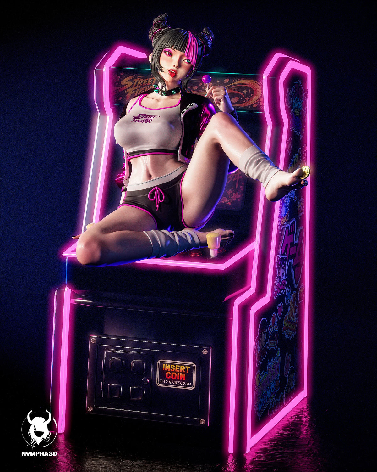 Juri Street Fighter Resin Art (Nympha3D)