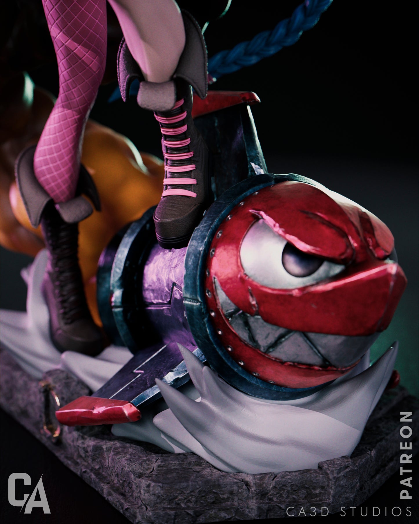 Jinx Collectible Resin Fan Art Pro Painted - MTO