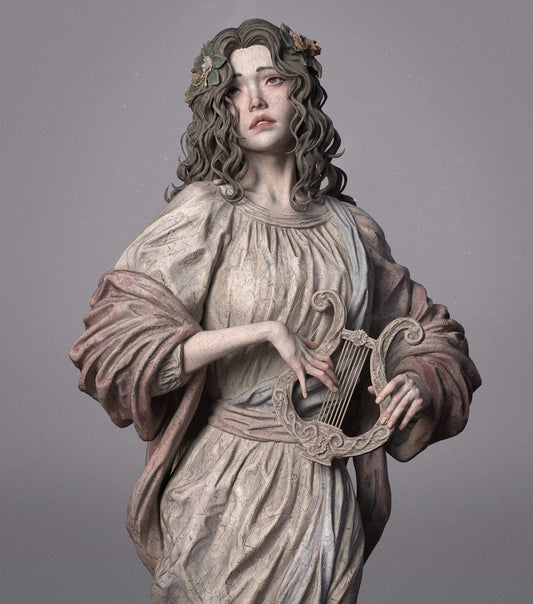Muse Resin Sculpture (Design by CA3D Studios)