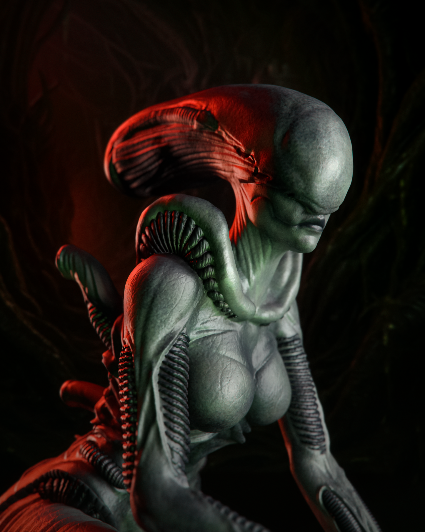 Xenomorph Alien Resin Art - MTO (Design by CA3D)