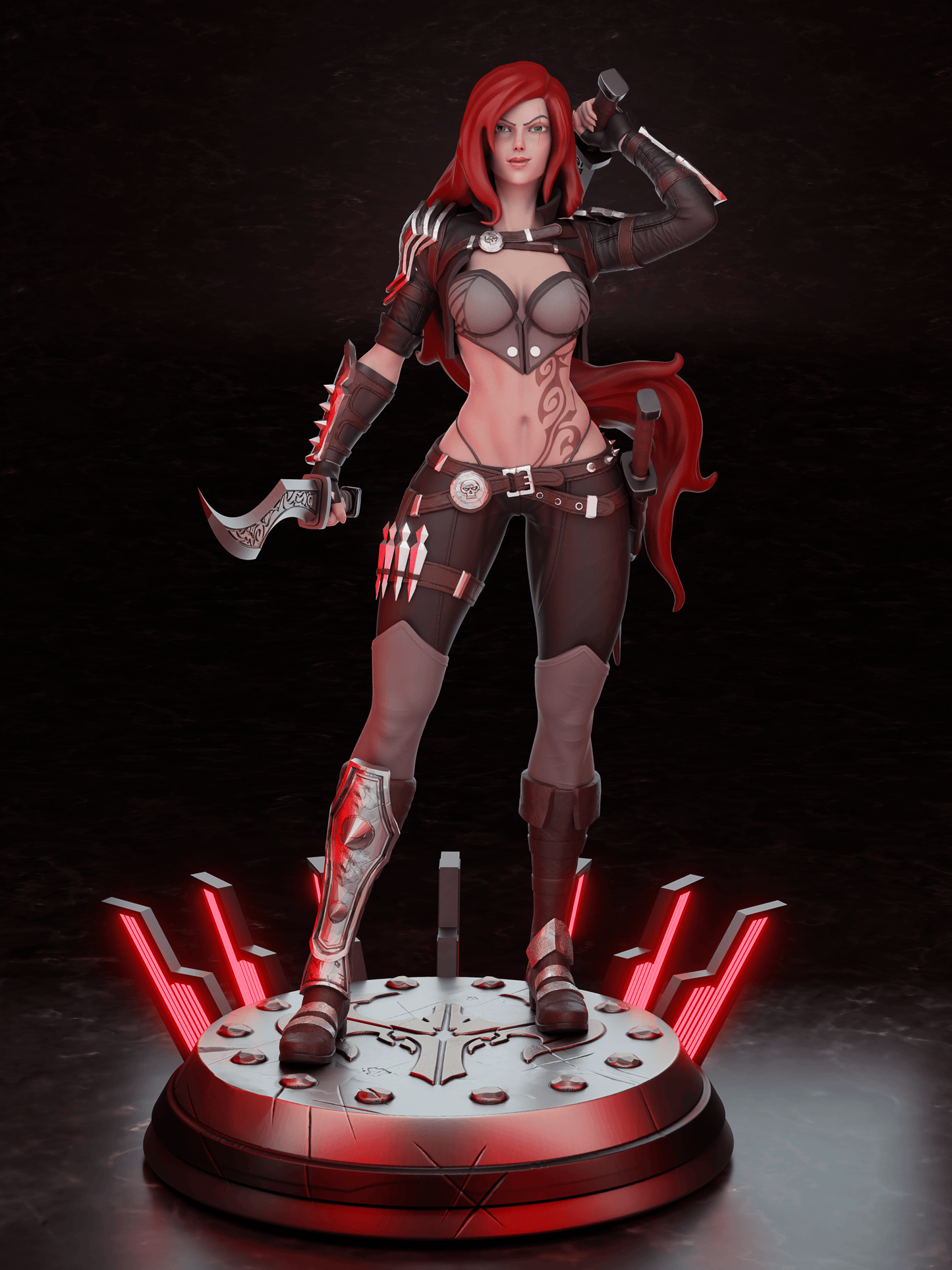 Katarina Resin Fan Art Sculpture 3DMoonn