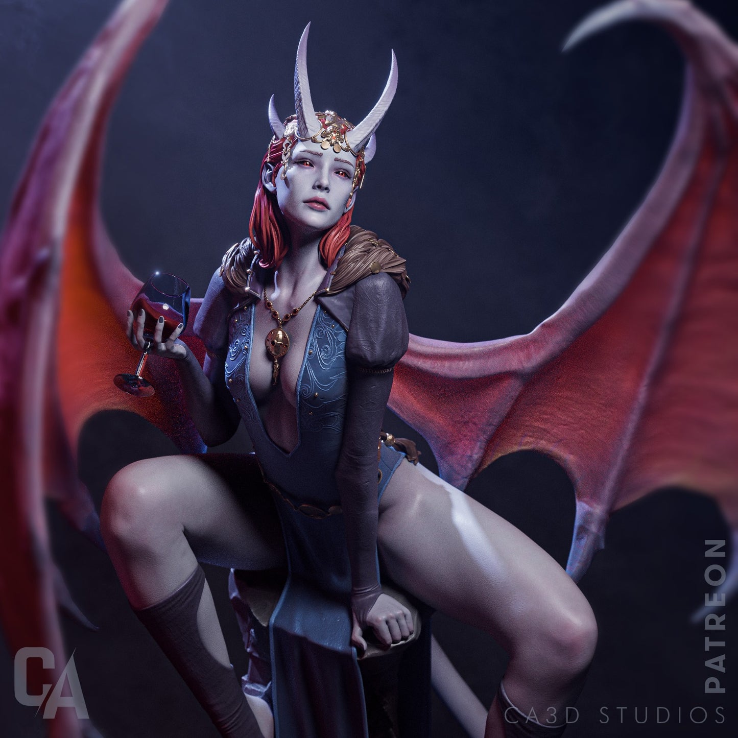 Mizora Baldur's Gate 3 Resin Fan Art - MTO