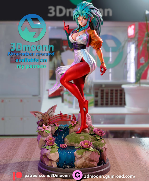 Ryoko Hakubi Resin Fan Art(3DMoonn)