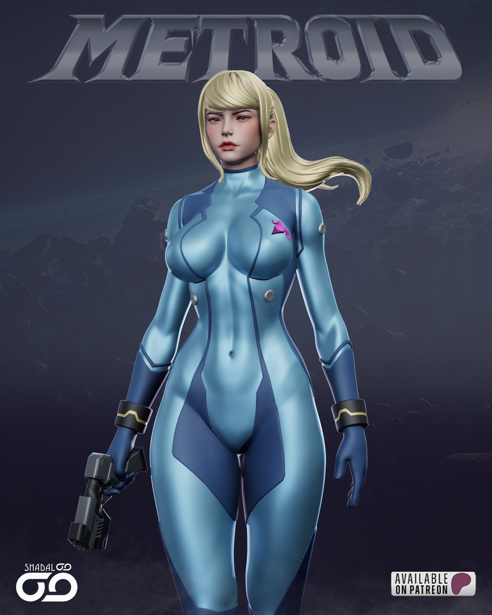 Samus Resin Art (Shadaloo)