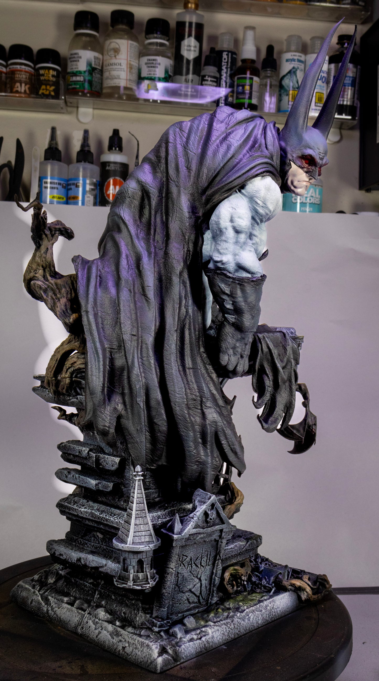 Vampire Batman Resin Fan Art Pro Painted - MTO (CA3D)