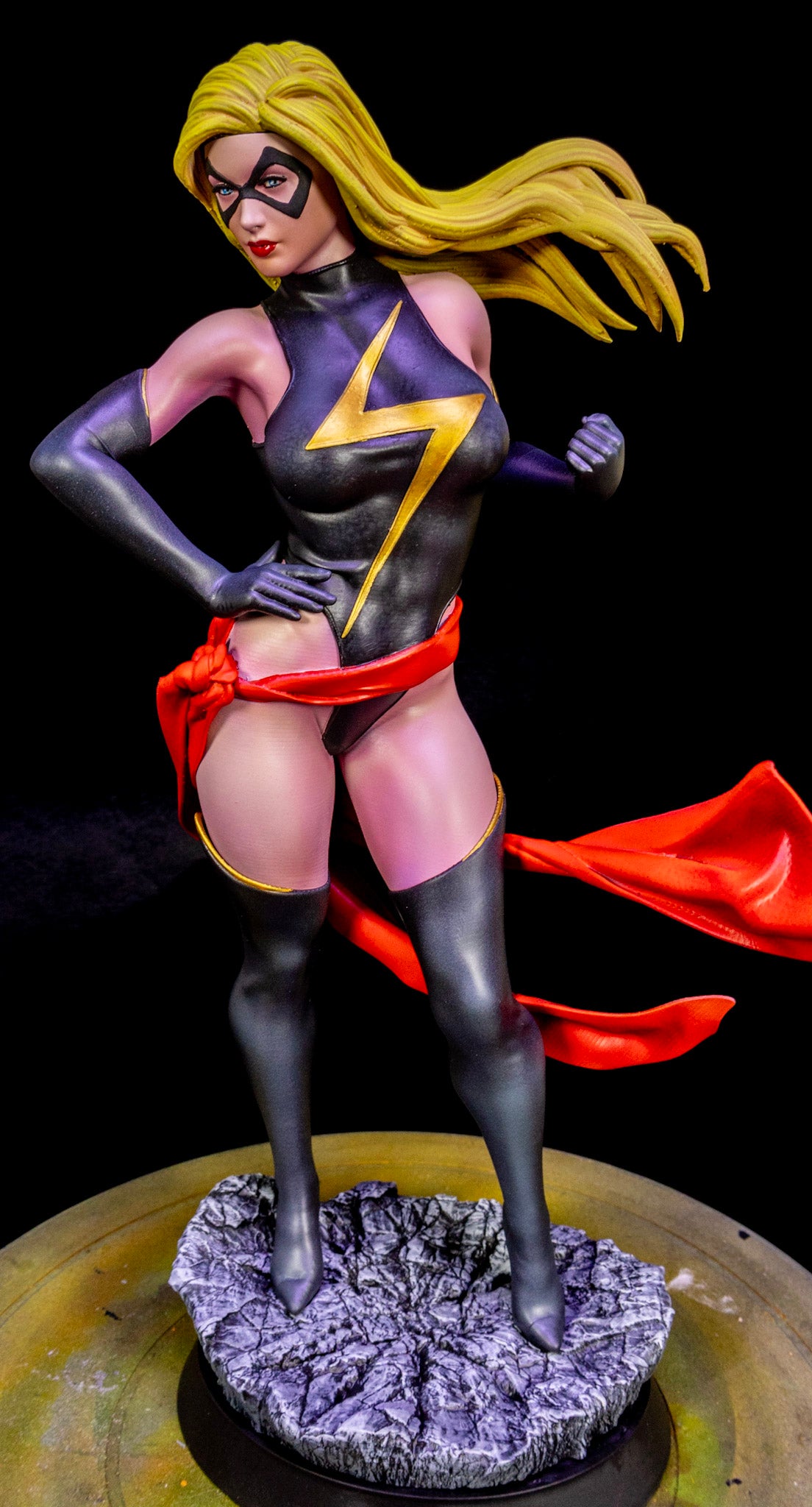 Ms. Marvel Resin Fan Art - MTO