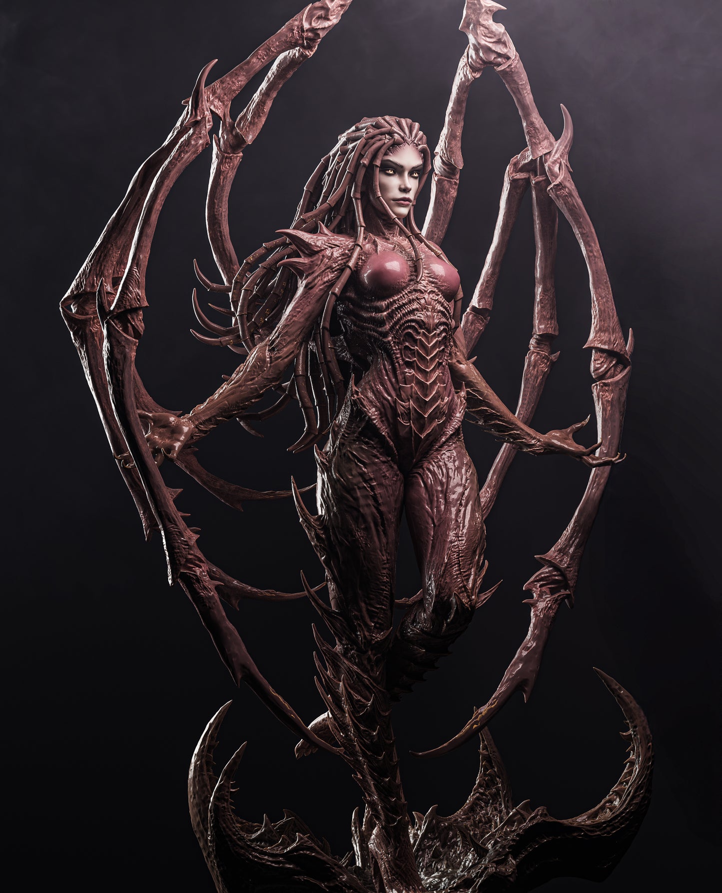 Sarah Kerrigan Resin Art - MTO (Design by CA3D)