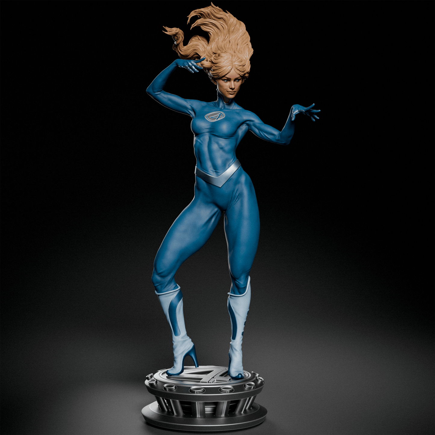 Invisible Woman Resin Fan Art - MTO CA3D