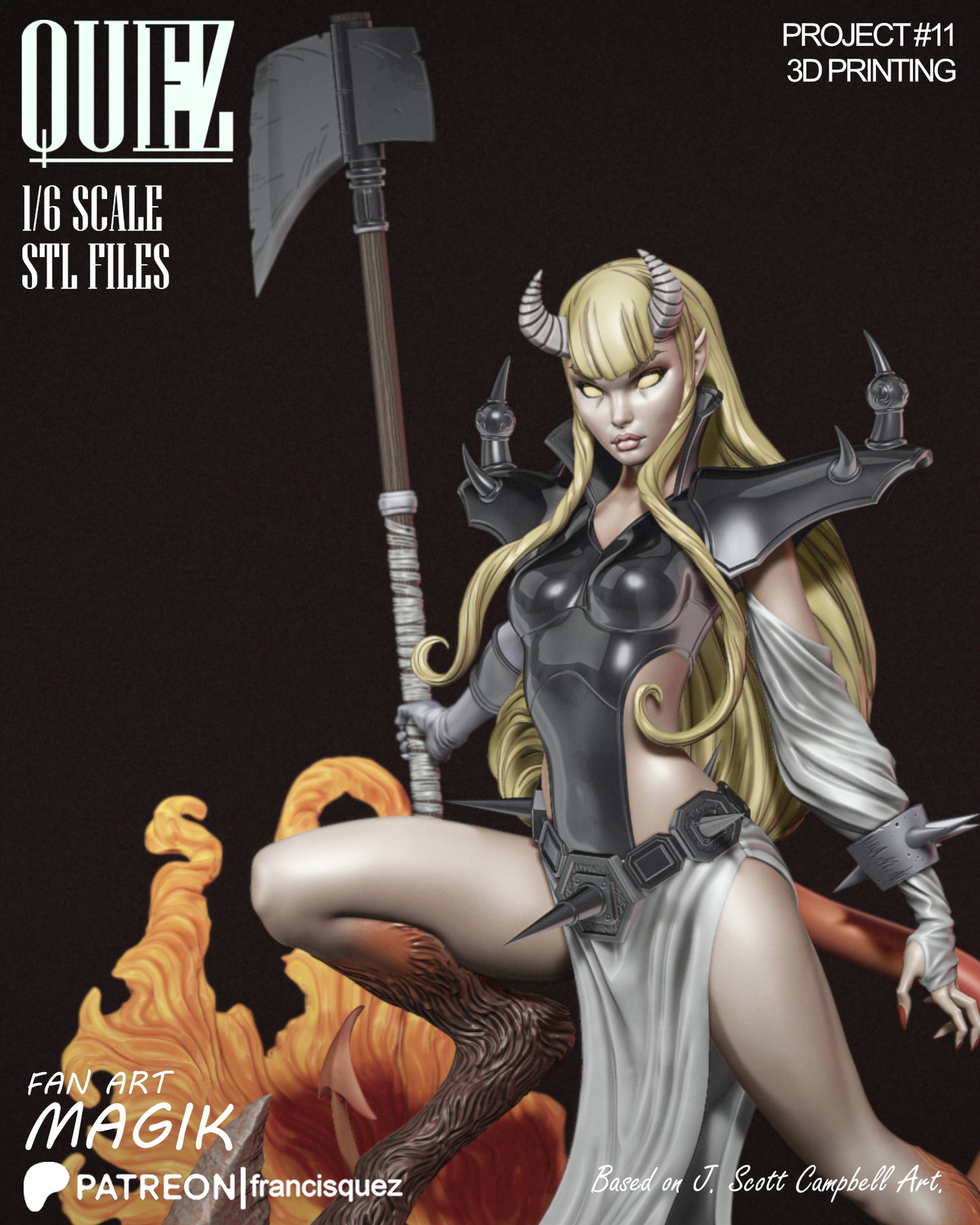 Magik Resin Fan Art Pro Painted - MTO (Quez)