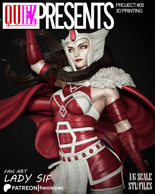 Lady Sif Resin Fan Art Pro Painted - MTO (Quez)