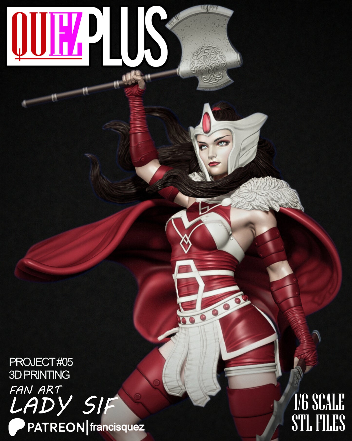 Lady Sif Resin Fan Art Pro Painted - MTO (Quez)