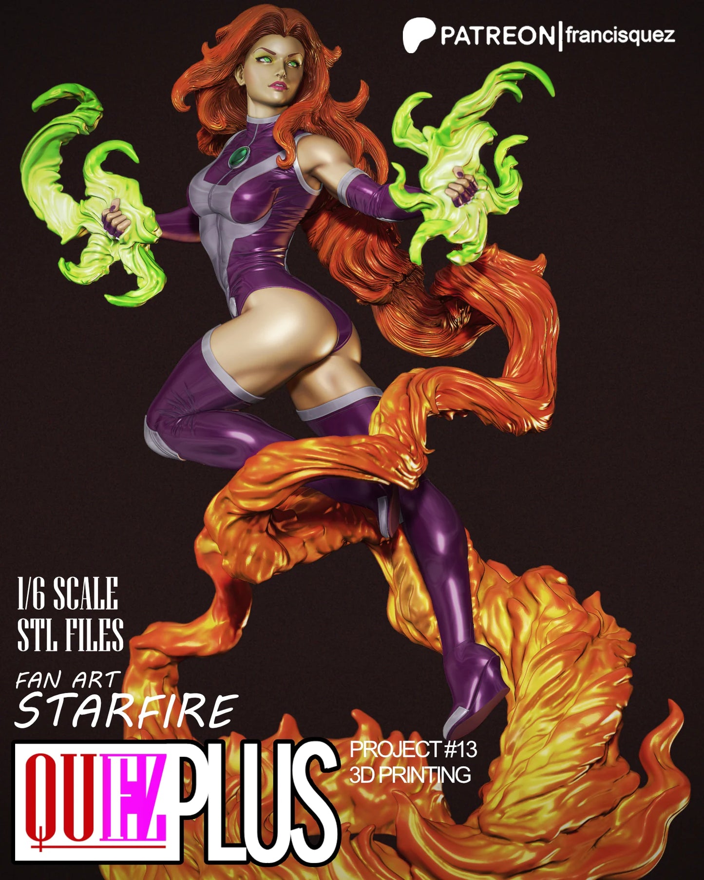 Starfire Resin Fan Art Pro Painted - MTO (Quez)