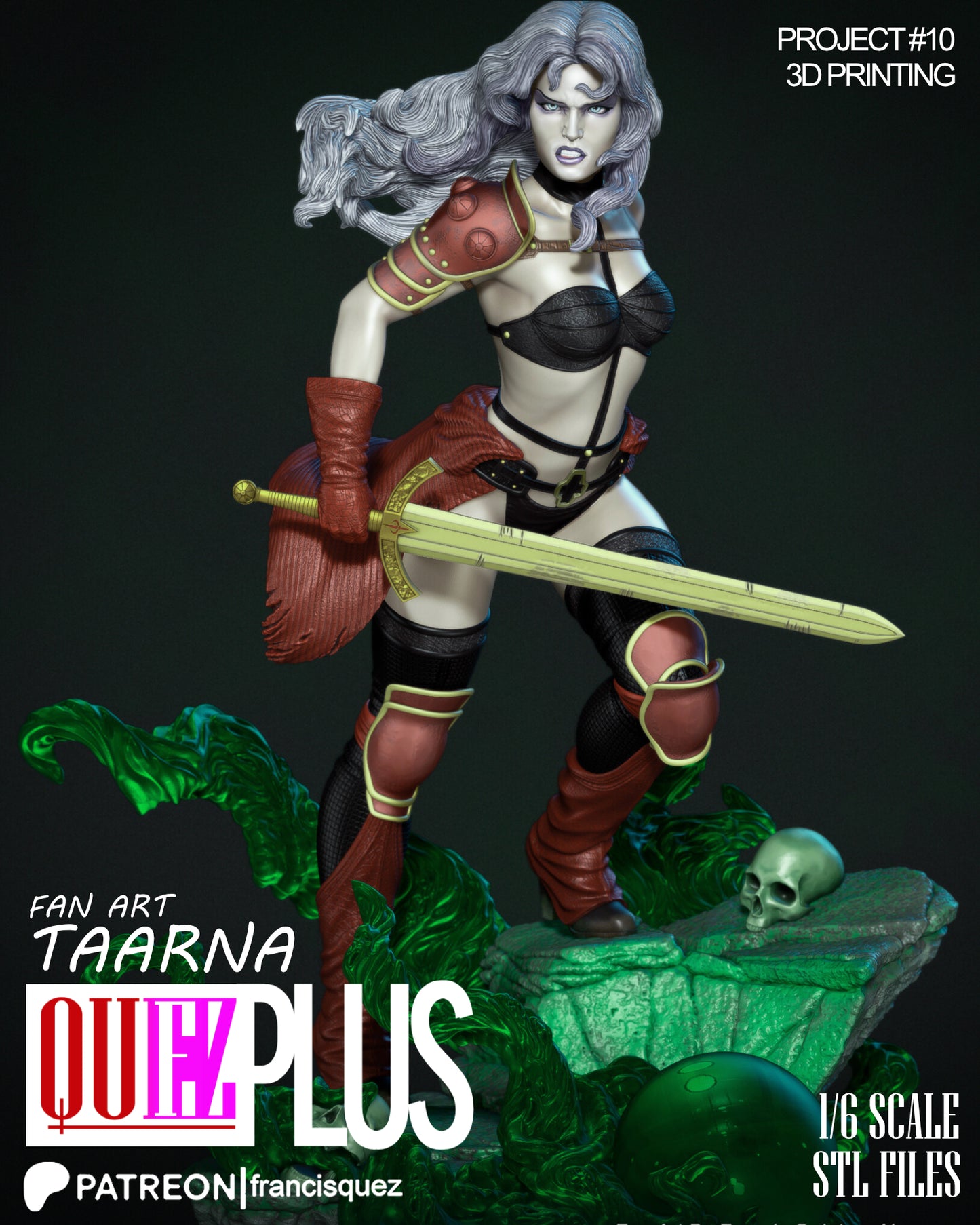 Taarna Resin Fan Art Pro Painted - MTO (Quez)