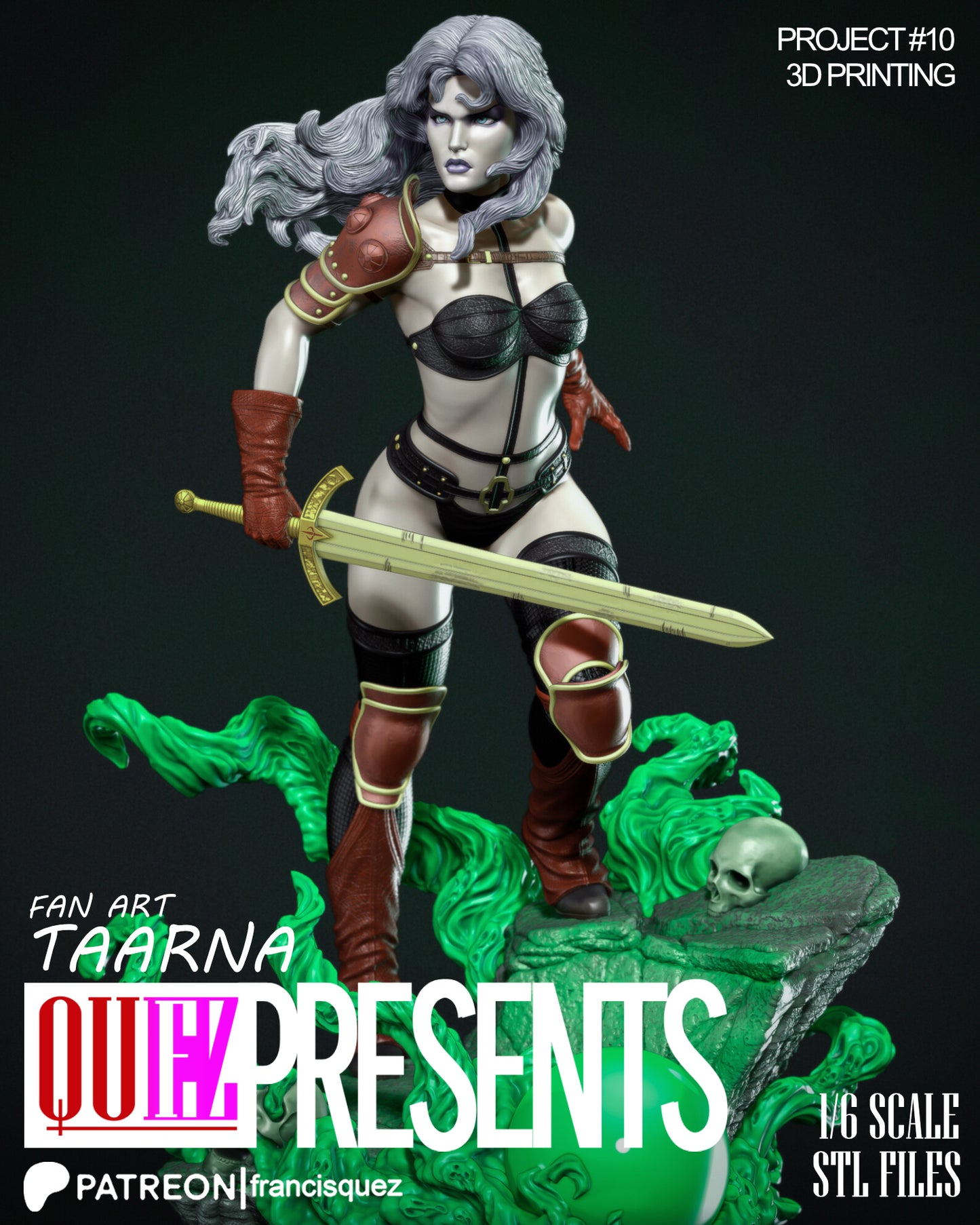 Taarna Resin Fan Art Pro Painted - MTO (Quez)