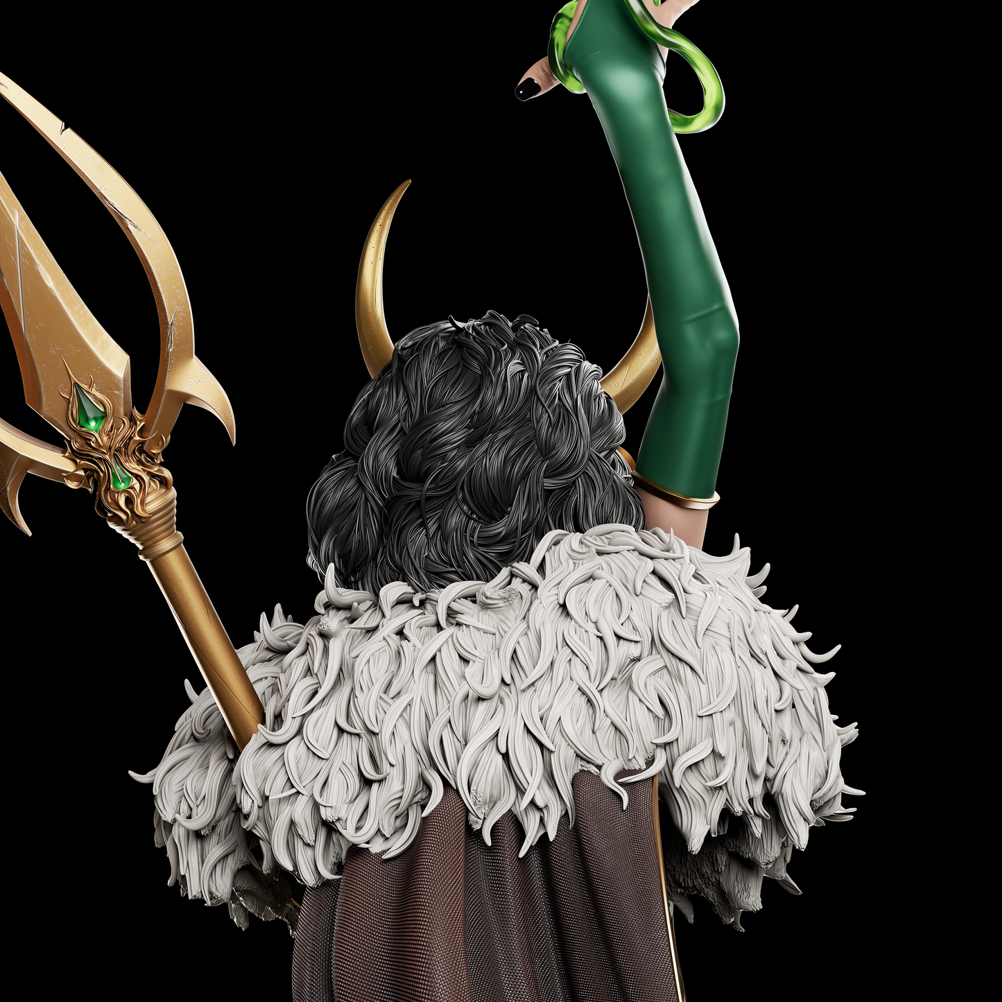 Lady Loki Collectible Resin Fan Art Pro Painted - MTO