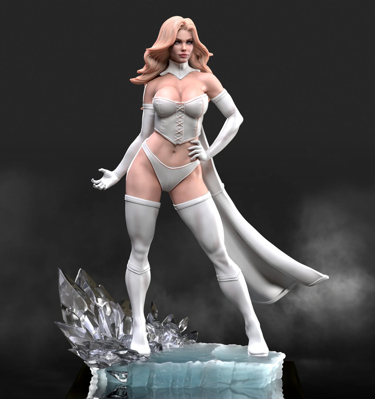 Emma Frost Resin Fan Art Pro Painted - MTO (A3Dv2)