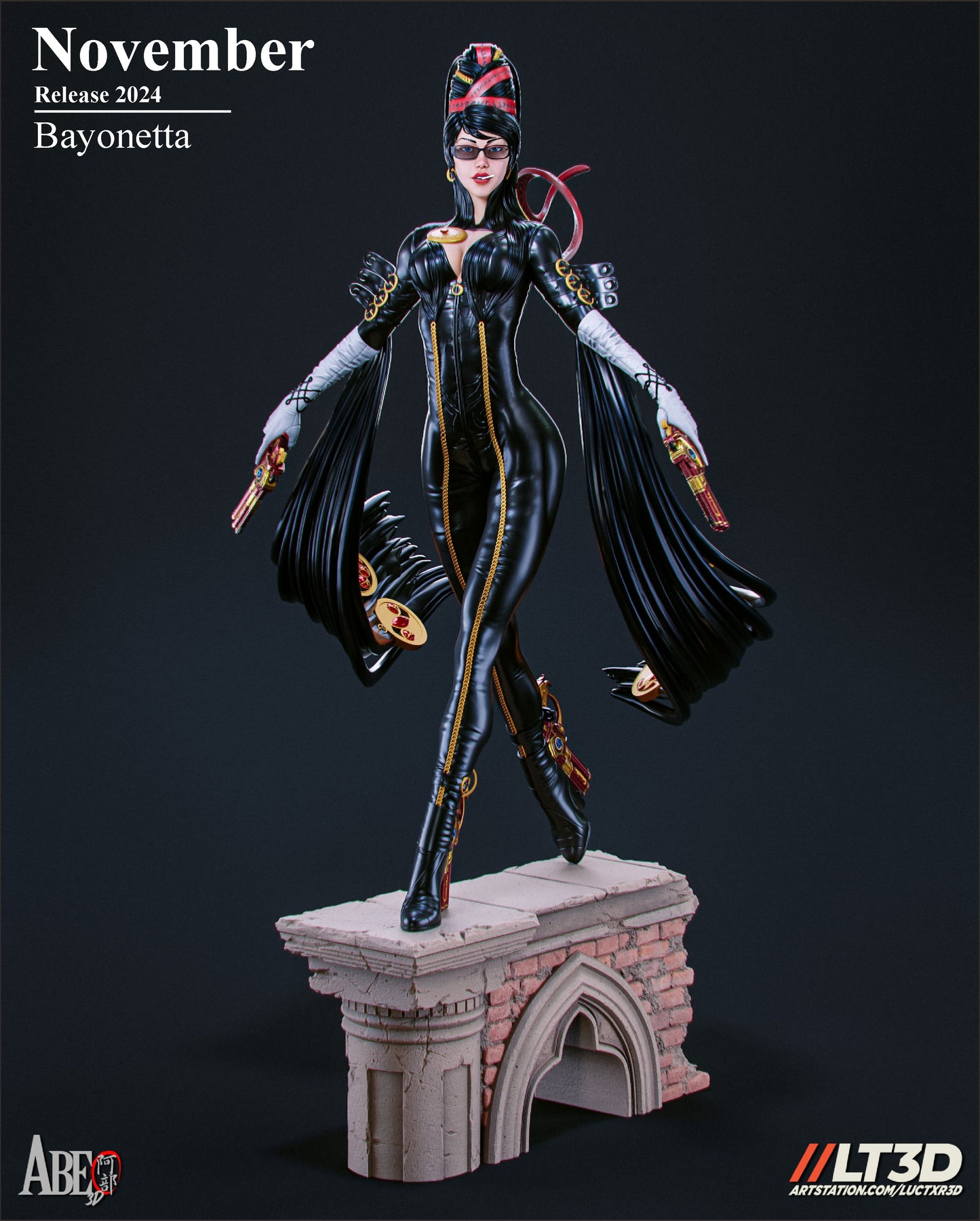 Bayonetta Resin Fan Art (Abe)