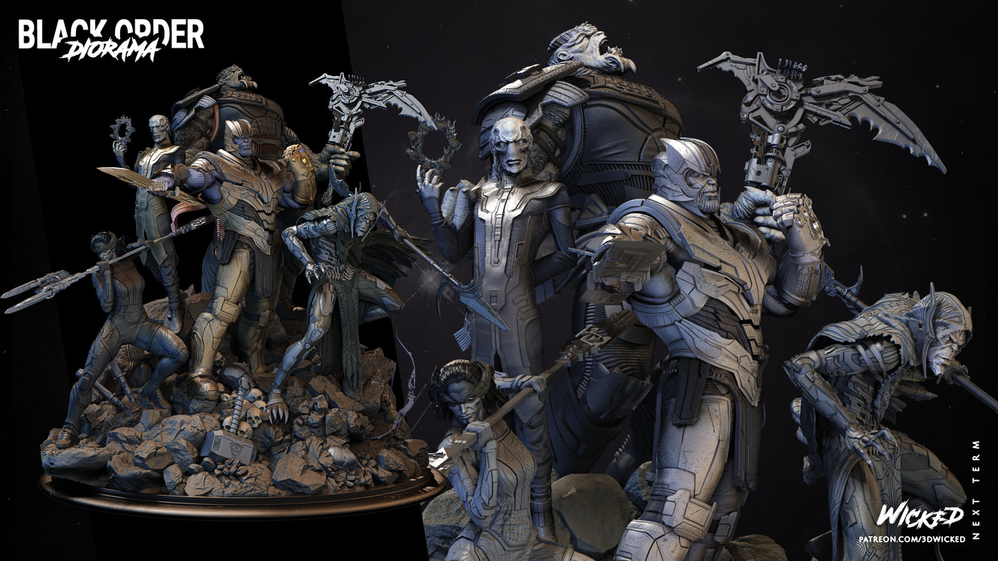 Black Order Diorama Resin Fan Art - MTO (Wicked)