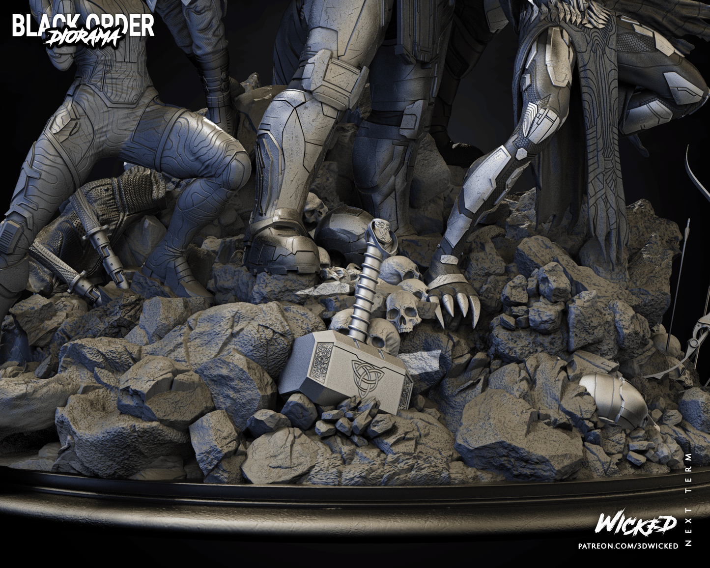 Black Order Diorama Resin Fan Art - MTO (Wicked)