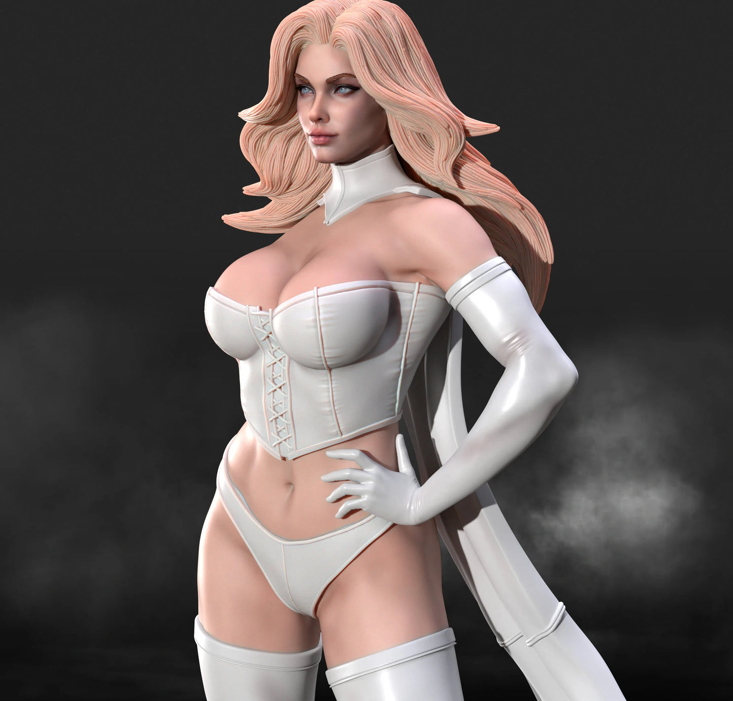 Emma Frost Resin Fan Art Pro Painted - MTO (A3Dv2)