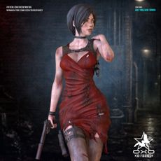 Ada Wong Resin Art (Designed by OXO3D)